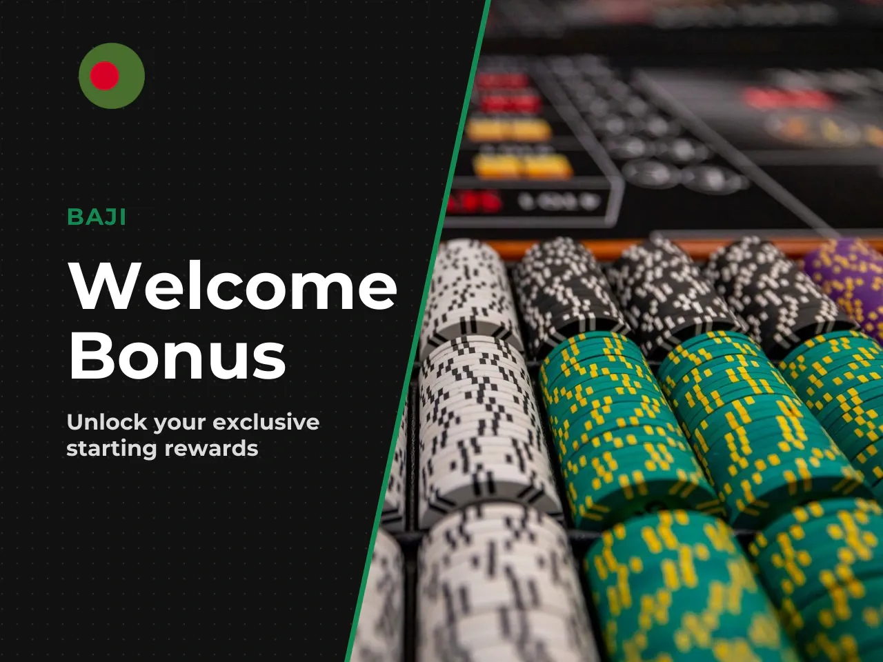 Welcome offers for new players. Welcome
