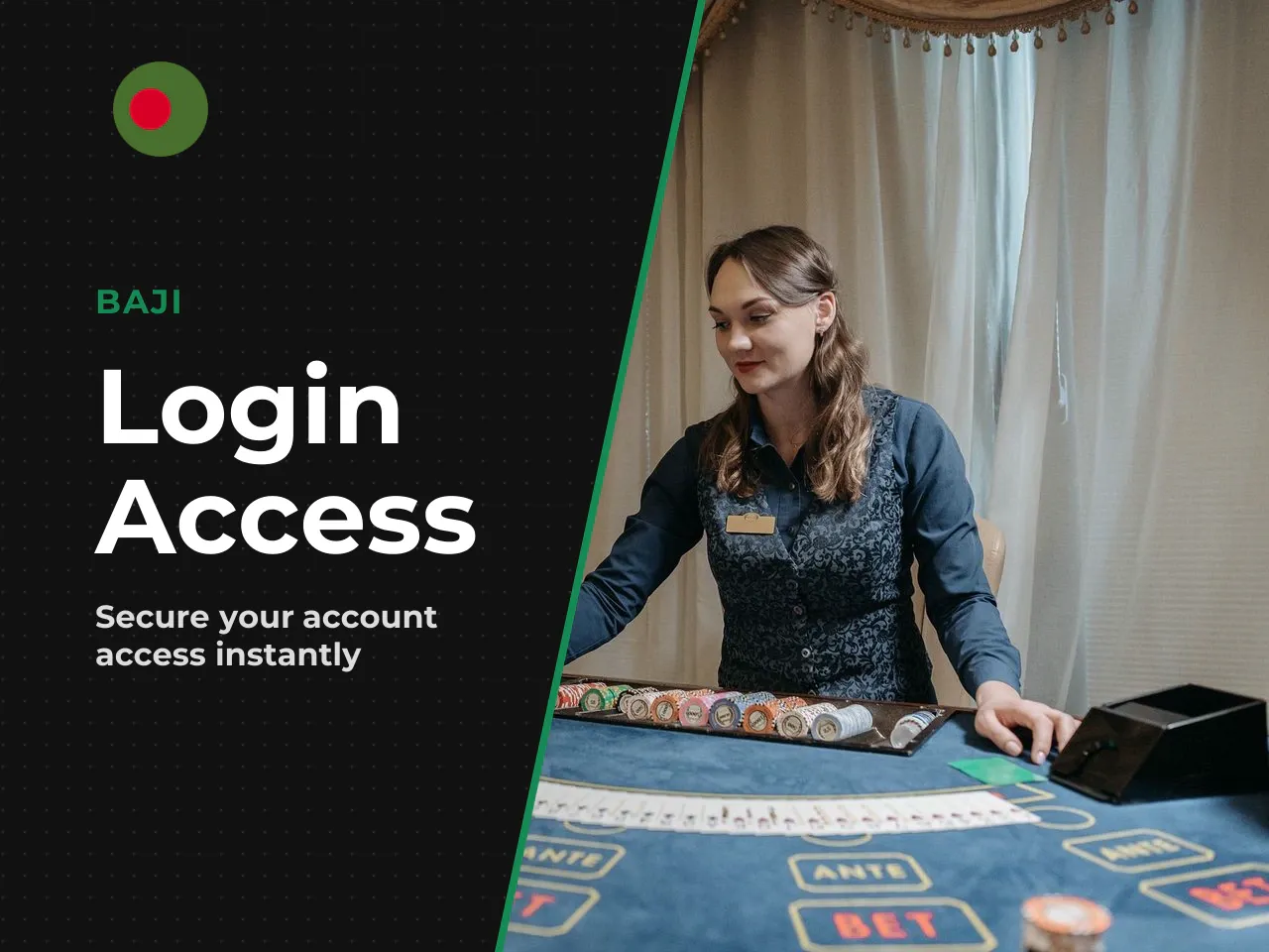 Baji Slot Login Standard Login Scenario